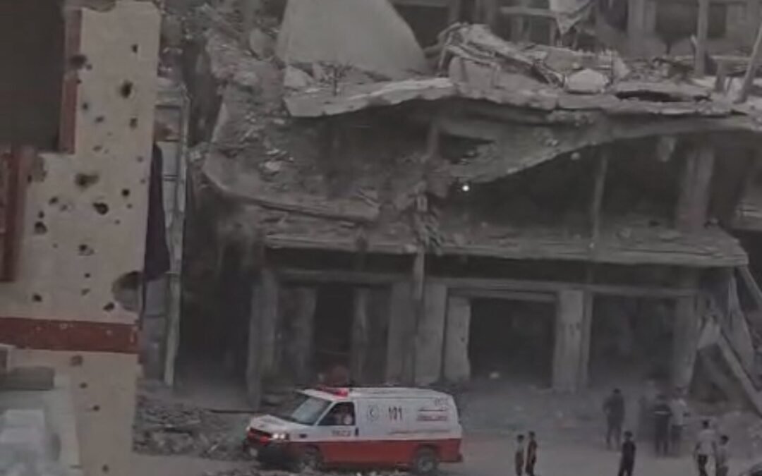 Report from Gaza: “Bombings and death everywhere”