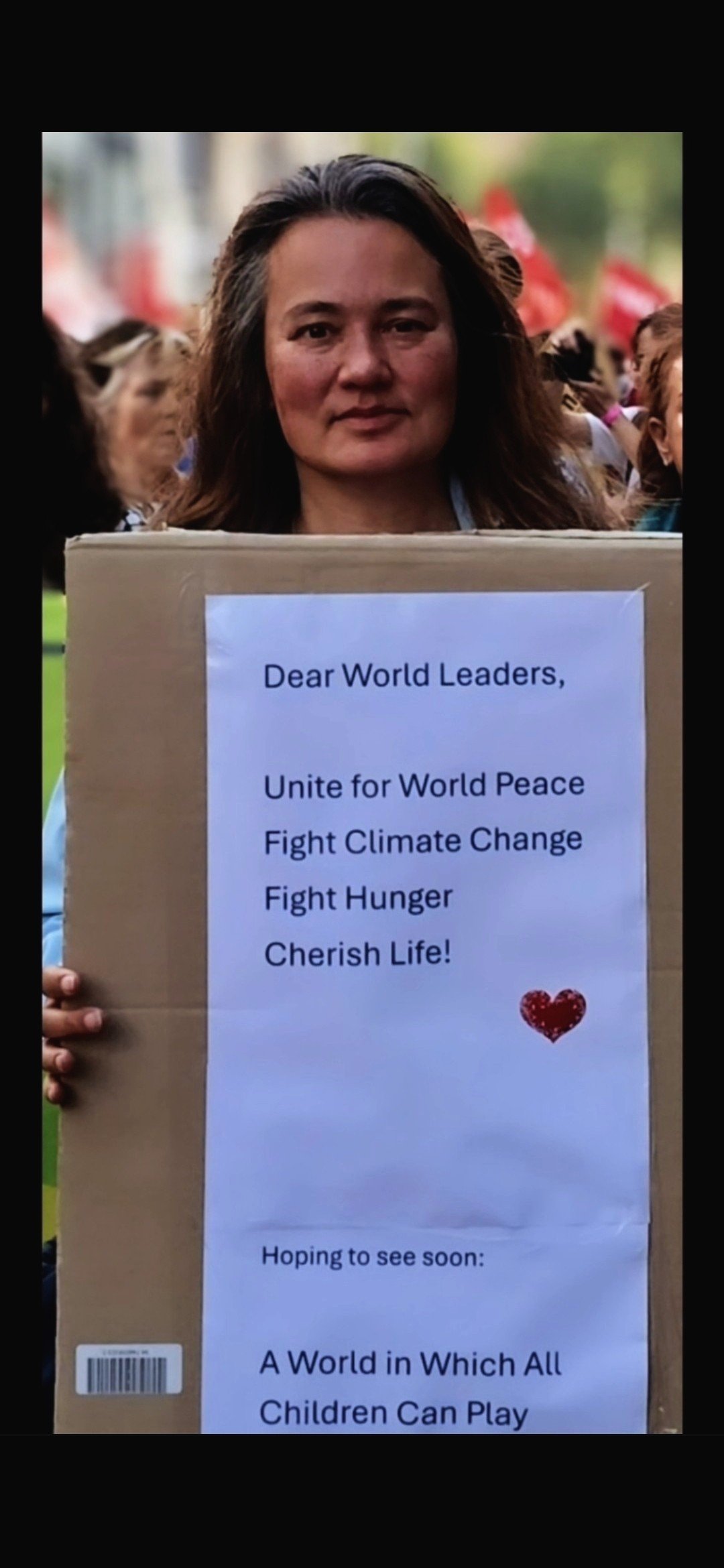 World leaders must unite for peace and tackle the climate crisis and hunger